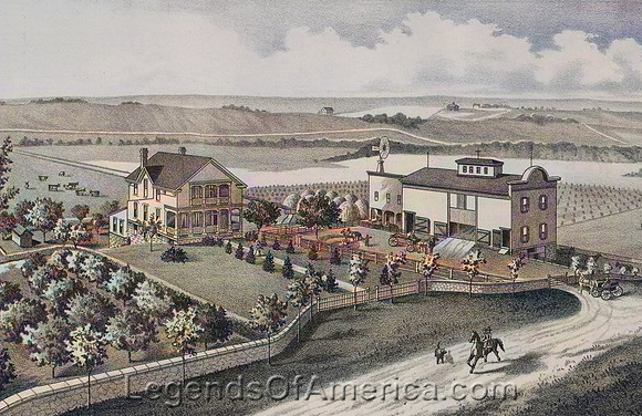 Bourbon County, KS - Fairview Farm, 1887