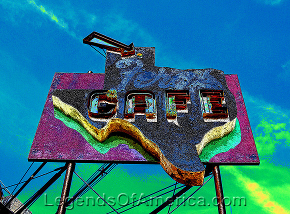 Miami, TX - Fergs Cafe Sign - Art