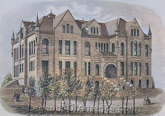 Lawrence, KS - University of Kansas, Snow Hall, 1887