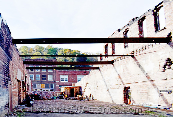 Matoaka, WV - Fallen Building Vacant Lot