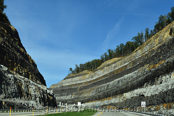 Raleigh County, WV - Huge Rock Cut
