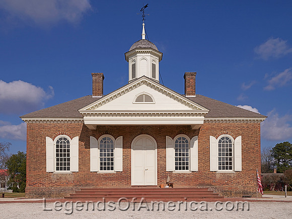 Williamsburg, VA - 1771 Courthouse - 2