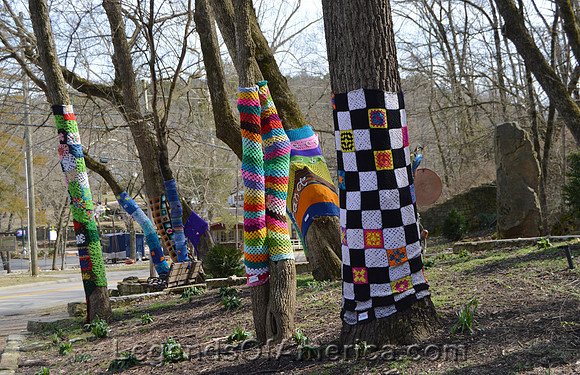 Eureka Springs, AR - Yarn Bombs