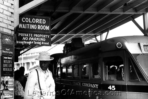 Durham, NC - Colored Waiting Area at Bus Station