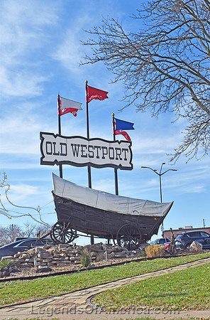 Kansas City, MO - Old Westport Sign