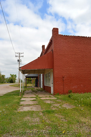 Milan, KS - Main Street Boardwalk