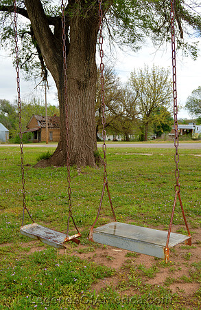 Milan, KS - Park Swings