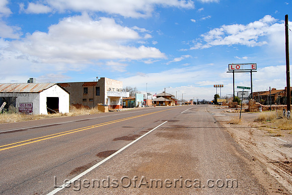 Sierra Blanca, TX - Main Road