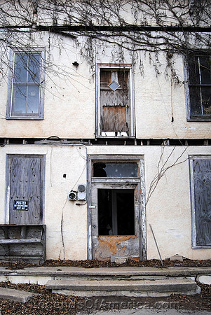 South Haven, KS - Old Building Door