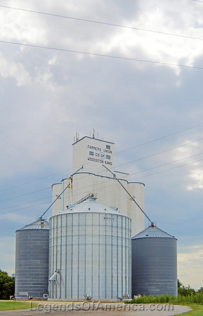 Woodston, KS - Grain Elevators