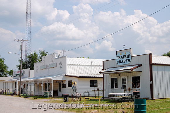 Cassoday, KS - Main Street