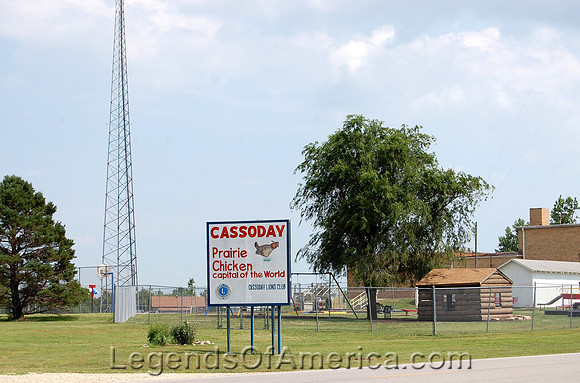 Cassoday, KS - Sign