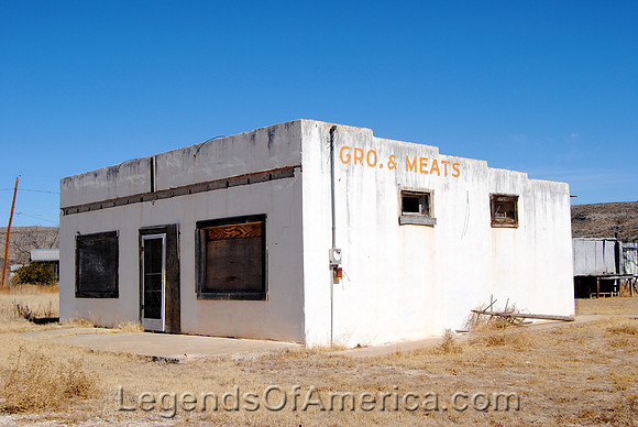 Sanderson, TX - Old Grocery & Meats