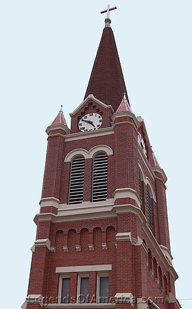 Olmitz, KS - Church  Steeple