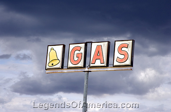 Truxton, AZ - Old Bell Gas Sign