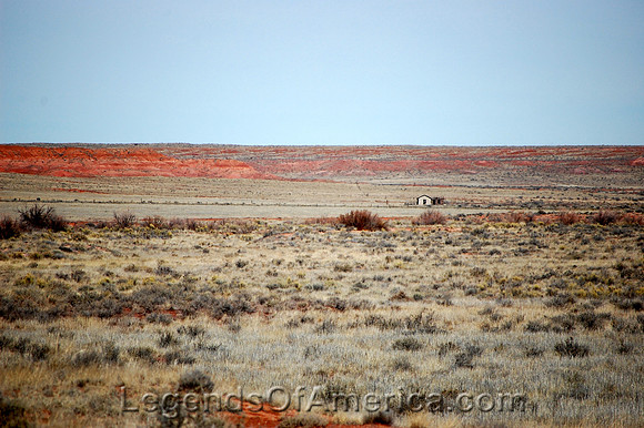 Painted Desert, AZ - Lonely House