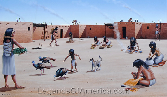 Petrified Forest, AZ - Puerco Pueblo Daily Life