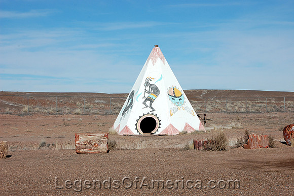 Petrified Forest, AZ - Teepee