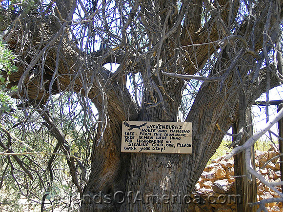 Vulture City, AZ - Hanging Tree Sign