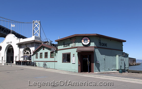 San Francisco, CA - High-Dive Bar at Pier 28