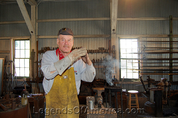 Grass Valley, CA - Empire Mine Blacksmith