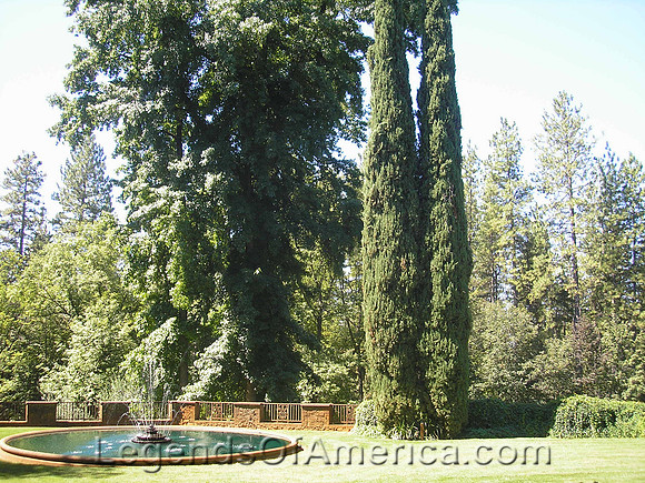 Grass Valley, CA - Empire Mine Cottage Landscape