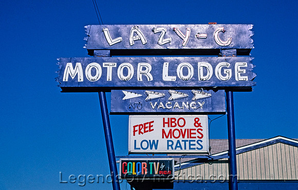 Denver, CO - Lazy-C Motor Lodge Sign, 2004