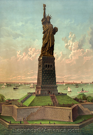 New York City, NY - Statue of Liberty, 1883