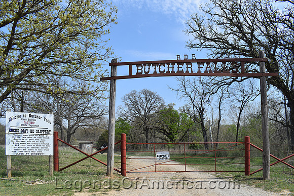 Sedan, KS - Butcher Falls Entrance