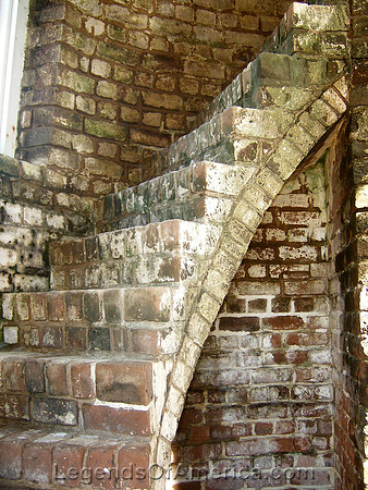 Cockspur Island LighthouseStairwayGA-nps