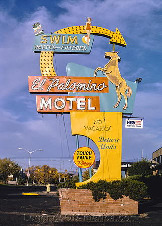 Grand Junction, CO - El Palomino Motel Sign, 1991