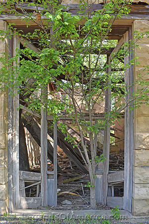 Elgin, KS - Old Building -close-up