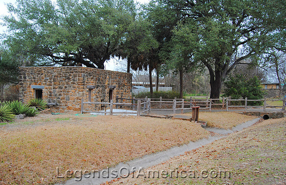 San Antonio, TX - Mission San Jose Mill Acequia