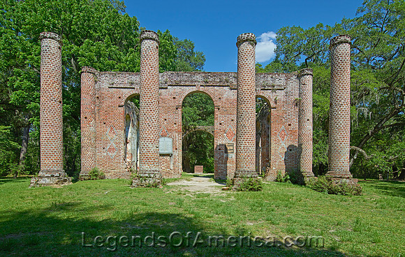 Beaufort County, SC - Old Sheldon Church Ruins - 2