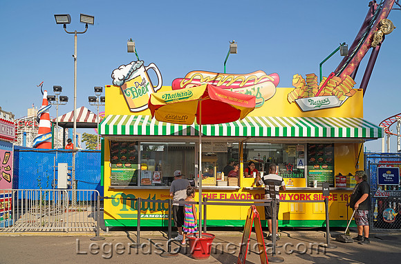 Brooklin, NY - Coney Island Hot Dog Stand
