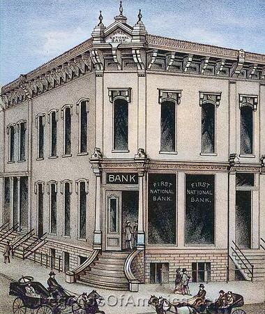 Independence, KS - First National Bank, 1887