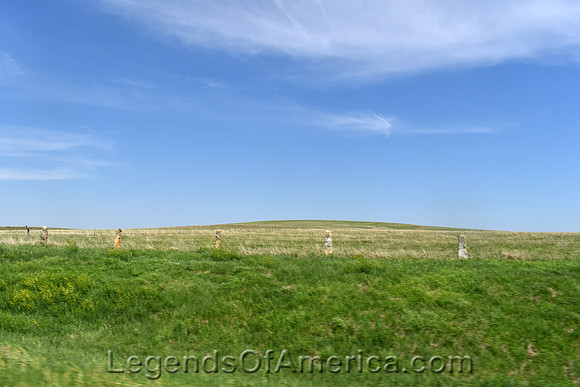 Lincoln County, KS - Post Rock Fence - 3
