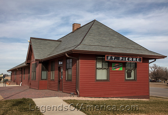 Fort Pierre, SD - 1906 Depot