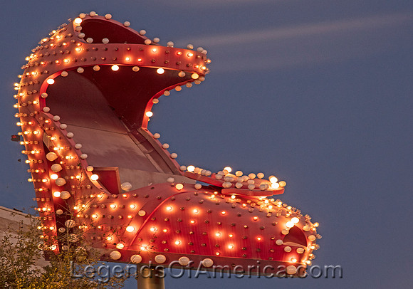 Las Vegas, NV - Silver Slipper Casino Sign