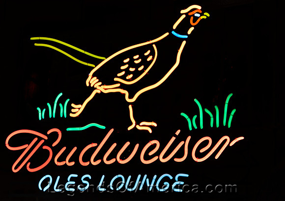 Paxton, NE - Ole's Big Game Steakhouse and Bar Neon Sign