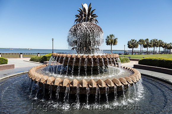 CharlestonPineappleFountain