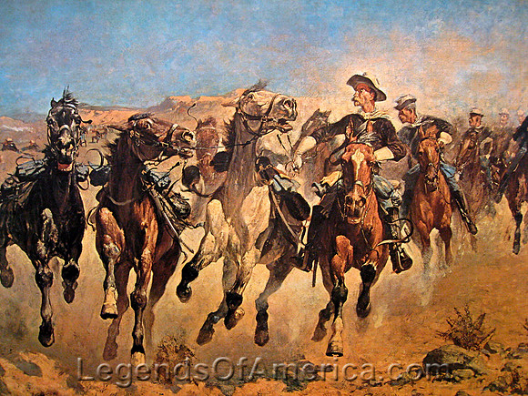 Troopers by Frederic Remington