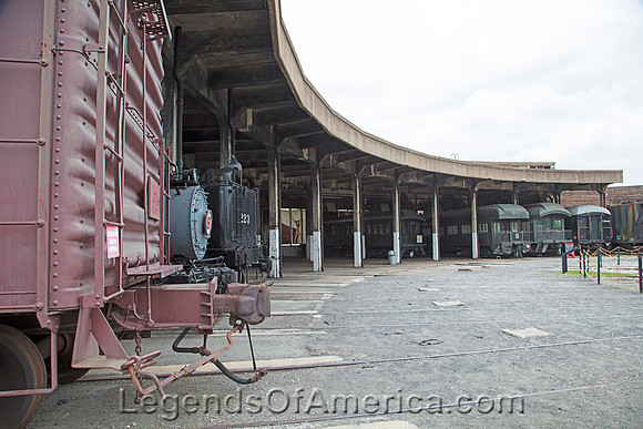 Savannah, GA - Georgia State Railroad Museum Roundhouse.