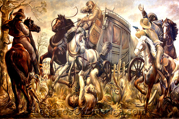 Mail Coach Attacked by Bandits