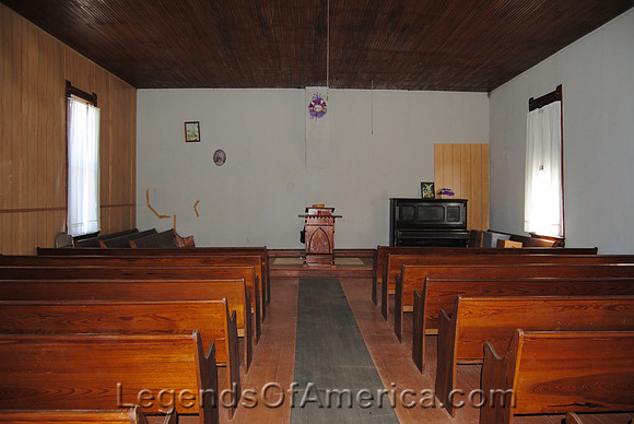 Cole Camp, MO - Union Church Interior