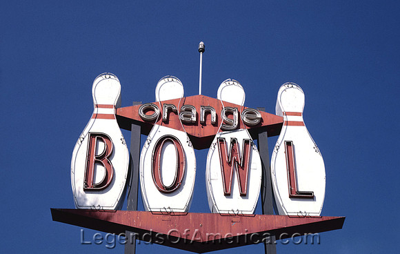 Rialto, CA - Orange Bowl Sign, 1991