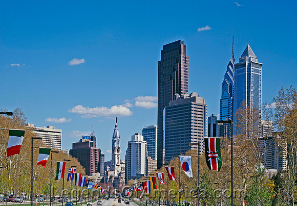 Philadelphia, PA - Benjamin Franklin Parkway