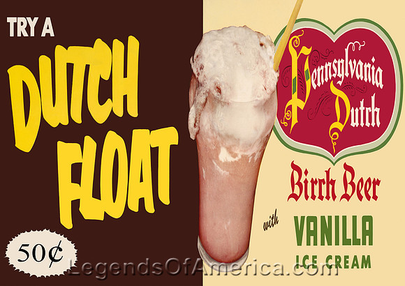 Pennsylvania Dutch Birch Beer Float