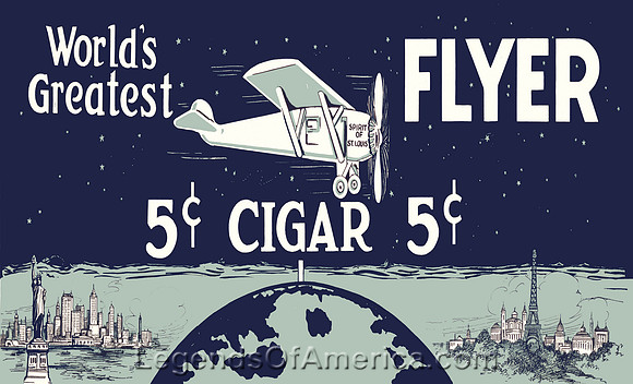 World's Greatest Flyer Cigar, 1935