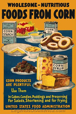Nutritious Foods From Corn, 1918